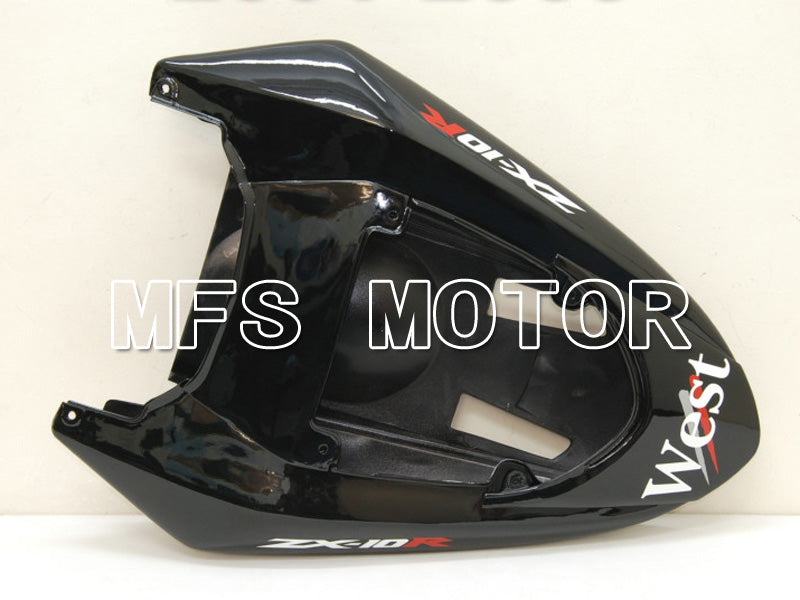Kawasaki NINJA ZX10R 2004-2005 Injection ABS Fairing - West - Black White - MFS6445