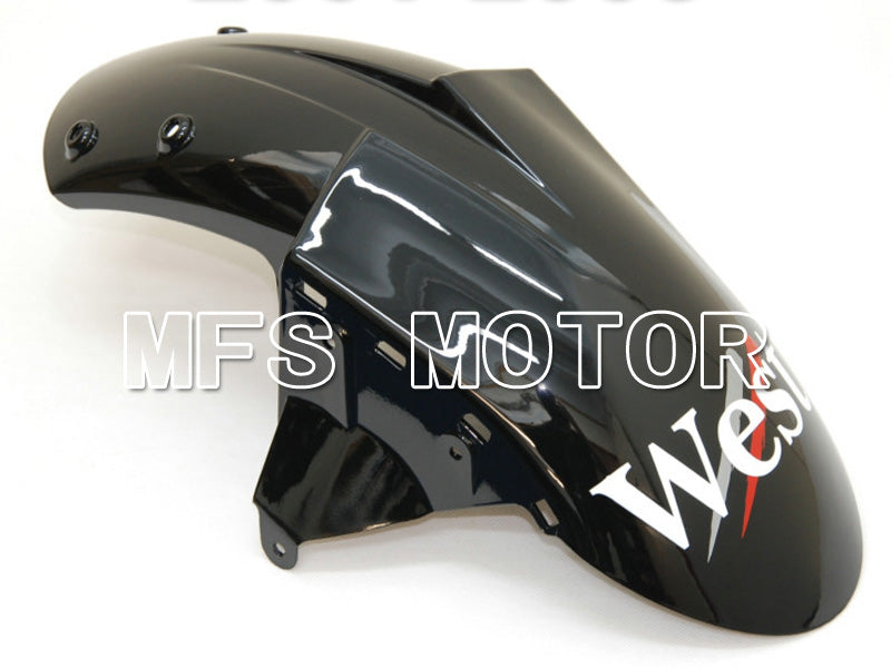Kawasaki NINJA ZX10R 2004-2005 Injection ABS Fairing - West - Black White - MFS6445