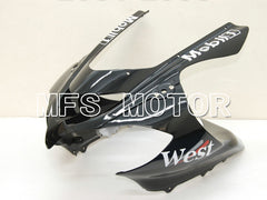 Kawasaki NINJA ZX10R 2004-2005 Injection ABS Fairing - West - Black White - MFS6445