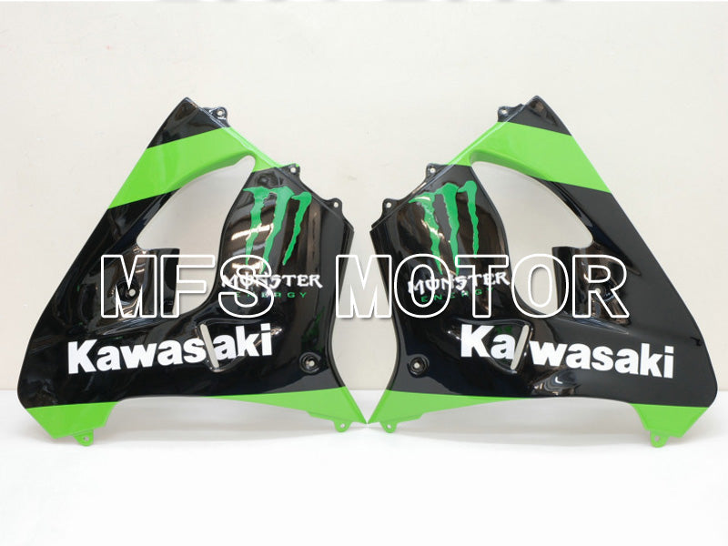 Carénage ABS Kawasaki NINJA ZX9R 2000-2001 - Monster - Noir Vert - MFS6448