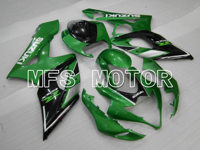 Carénage ABS injecté Suzuki GSXR1000 2005-2006 - Style usine - Noir Vert - MFS6450