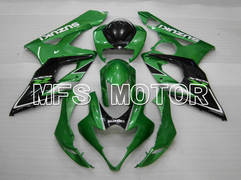 Carénage ABS injecté Suzuki GSXR1000 2005-2006 - Style usine - Noir Vert - MFS6450