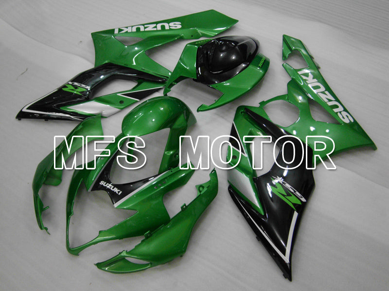 Carénage ABS injecté Suzuki GSXR1000 2005-2006 - Style usine - Noir Vert - MFS6450