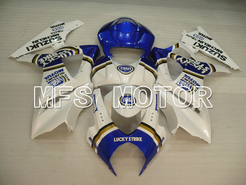 Suzuki GSXR1000 2007-2008 Injection ABS Fairing - Lucky Strike - Blue White - MFS6453