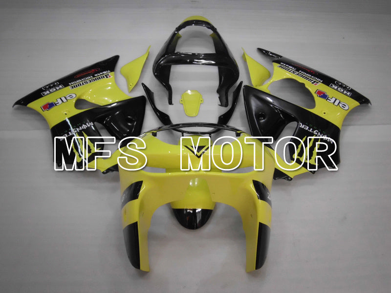 Kawasaki NINJA ZX6R 1998-1999 ABS Fairing - Monster - Black Yellow - MFS6455