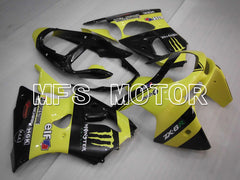 Kawasaki NINJA ZX6R 1998-1999 ABS Fairing - Monster - Black Yellow - MFS6455