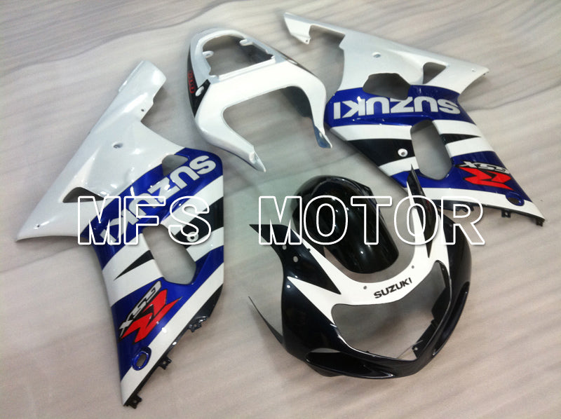 Suzuki GSXR600 2001-2003 Injection ABS Fairing - Factory Style - Black Wihte Blue - MFS6459