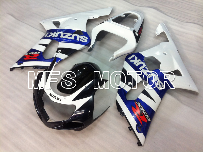 Suzuki GSXR600 2001-2003 Injection ABS Fairing - Factory Style - Black Wihte Blue - MFS6459