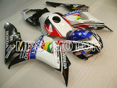 Honda CBR1000RR 2006-2007 Injection ABS verkleidung - Eurobet - Schwarz Weiß - MFS6479
