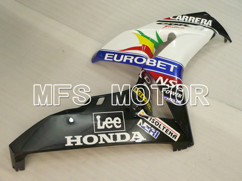 Honda CBR1000RR 2006-2007 Injection ABS verkleidung - Eurobet - Schwarz Weiß - MFS6479