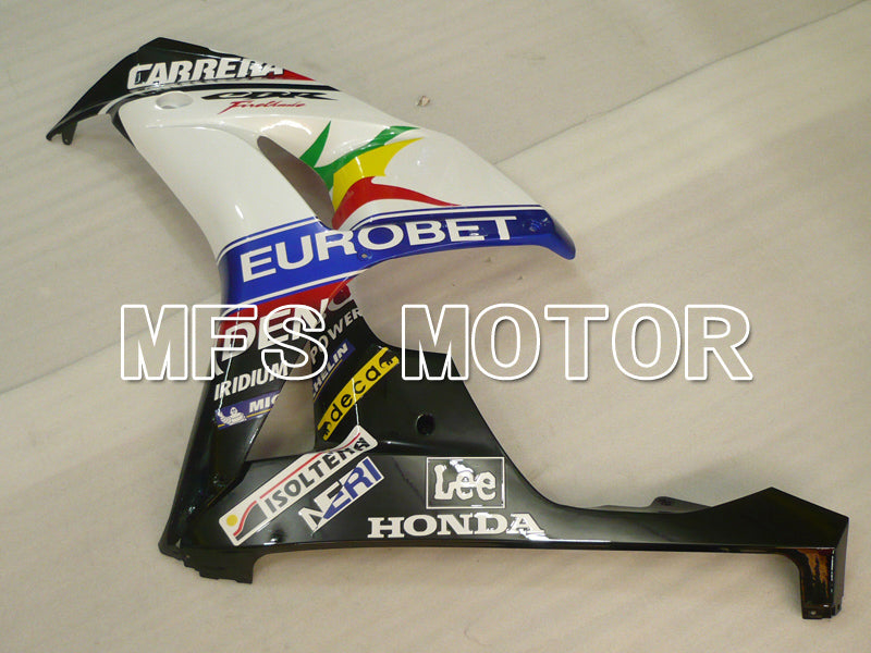 Honda CBR1000RR 2006-2007 Injection ABS verkleidung - Eurobet - Schwarz Weiß - MFS6479