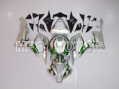 Honda CBR600RR 2007-2008 Injection ABS verkleidung - Factory Style - Grün Silber - MFS6417