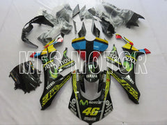 Carénage ABS injecté Yamaha YZF-R1 2015-2019 - Movistar - Jaune Noir - MFS8419