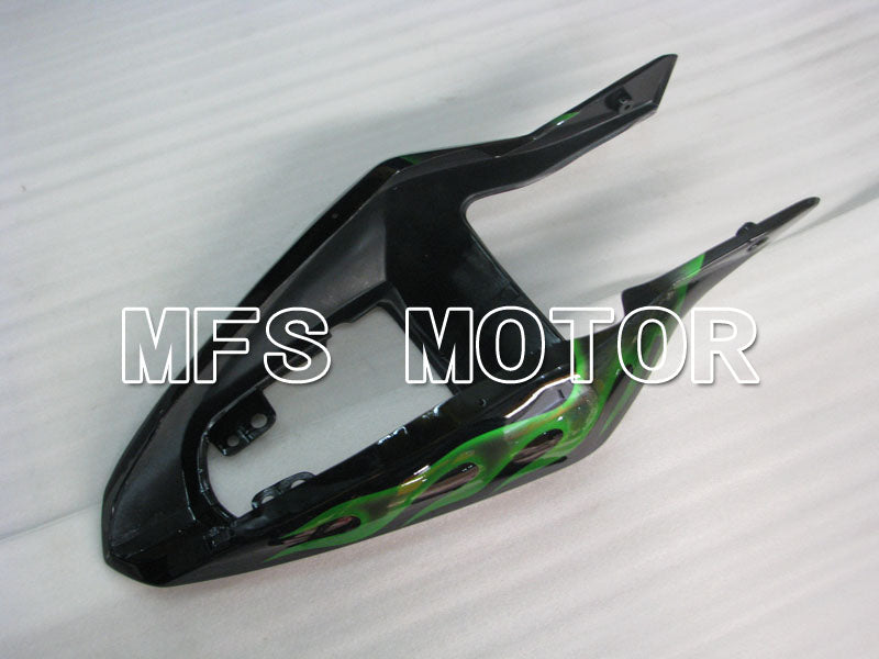 Suzuki GSXR1000 2003-2004 Injection ABS Fairing - Flame - Black Green - MFS2574
