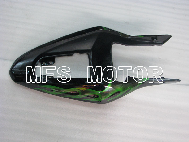 Suzuki GSXR1000 2003-2004 Injection ABS Fairing - Flame - Black Green - MFS2574
