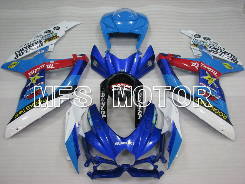 Suzuki GSXR600 GSXR750 2008-2010 Injection ABS Fairing - Rockstar - Blue White - MFS2476