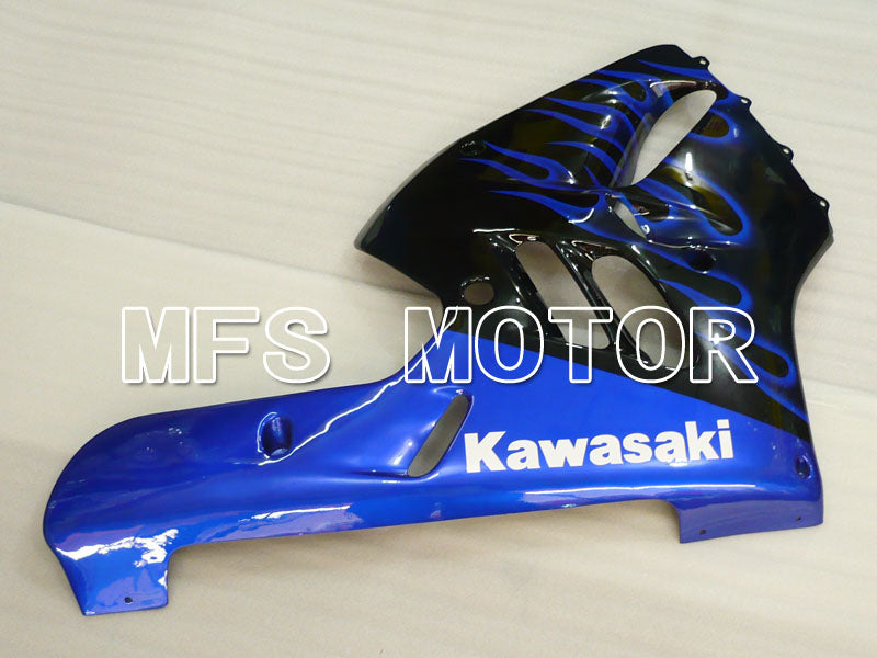 Kawasaki NINJA ZX9R 1994-1997 ABS Fairing - Flame - Black Blue - MFS3900