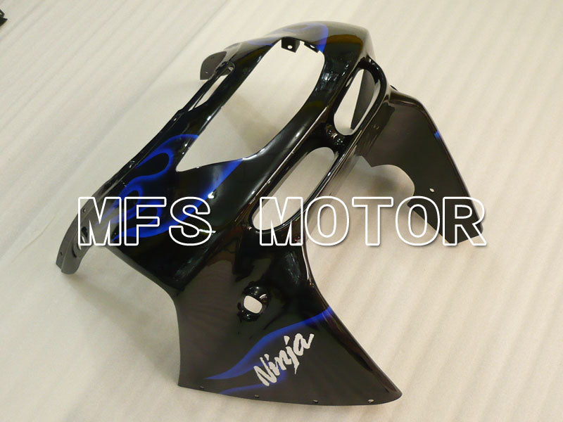 Kawasaki NINJA ZX9R 1994-1997 ABS Fairing - Flame - Black Blue - MFS3900