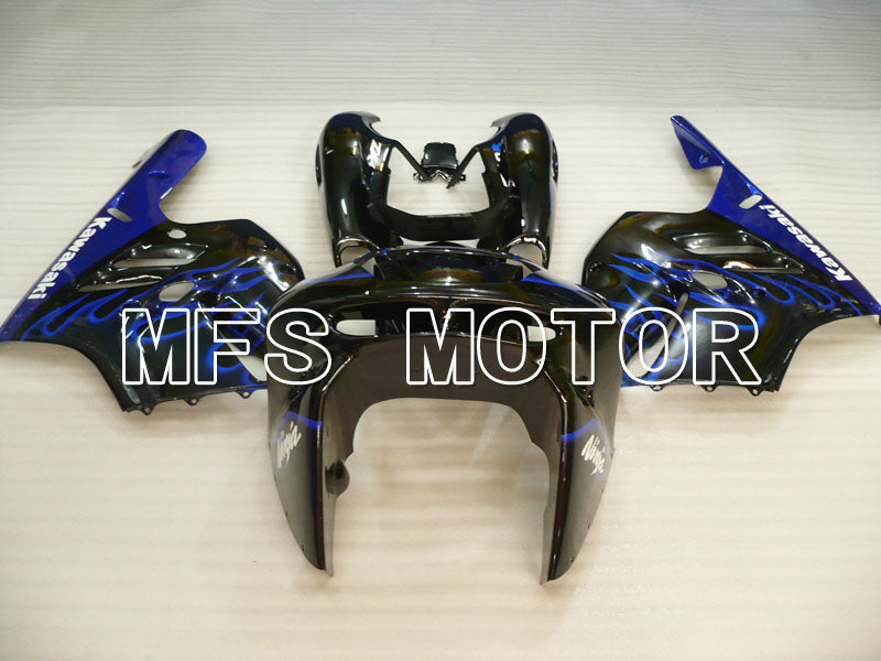 Kawasaki NINJA ZX9R 1994-1997 ABS Fairing - Flame - Black Blue - MFS3900