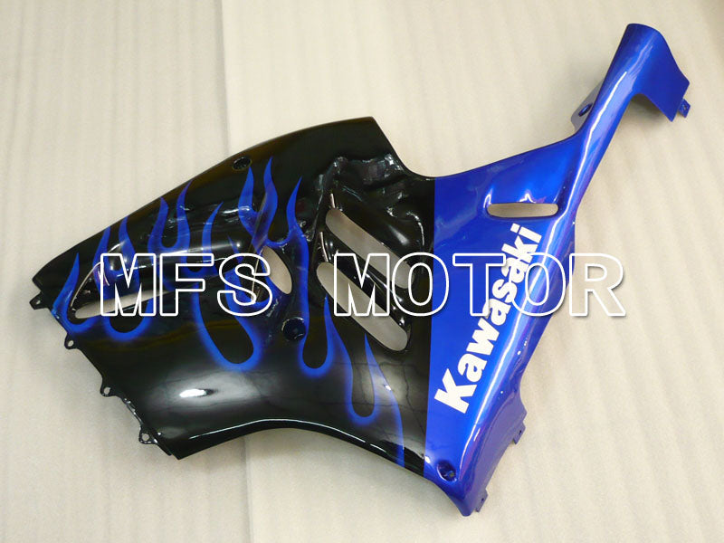 Kawasaki NINJA ZX9R 1994-1997 ABS Fairing - Flame - Black Blue - MFS3900