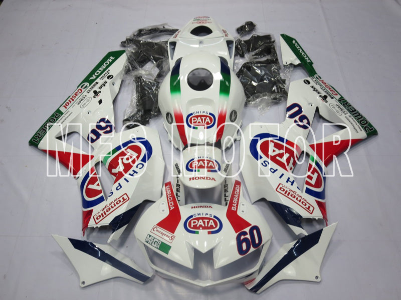 Honda CBR600RR 2013-2023 Injection ABS verkleidung - PADA - Rot Weiß - MFS8351