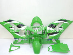 Carénage ABS injecté Kawasaki NINJA ZX6R 2003-2004 - Style usine - Vert - MFS6437