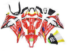 Kawasaki ZX10R 2016-2020 Injection ABS verkleidung - anderen - Rot - MFS8395