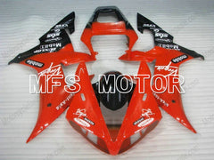 Carénage ABS injecté Yamaha YZF-R1 2002-2003 - DUNLOP - Noir Orange - MFS4945