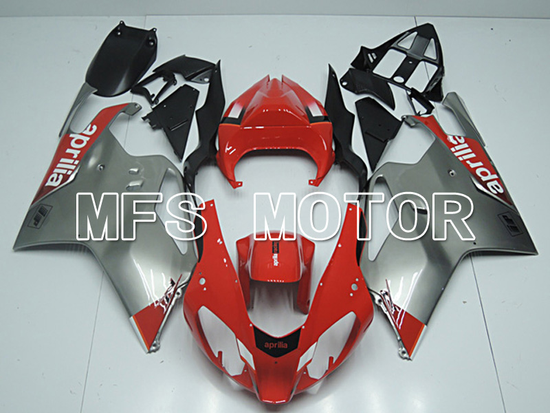 Aprilia RSV 1000 R 2004-2009 ABS Fairing - Factory Style - Red Silver - MFS4479