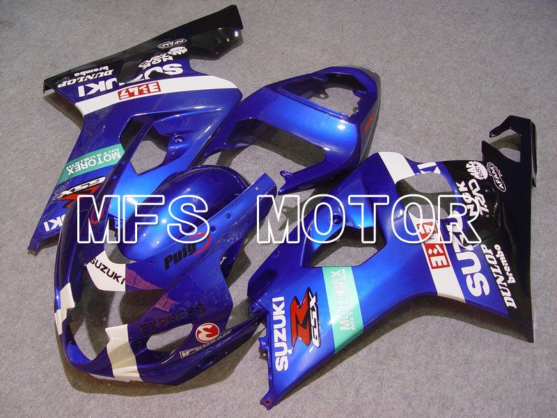 Suzuki GSXR600 GSXR750 2004-2005 Injection ABS Carénage - Usine Style - Bleu - MFS4711