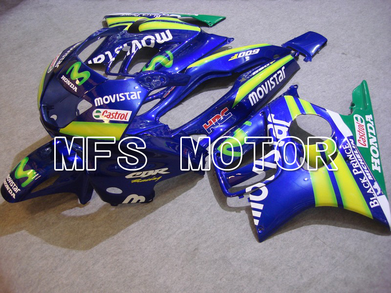 Honda CBR600 F3 1997-1998 Injektion ABS Verkleidung - Movistar - Blau - MFS4939