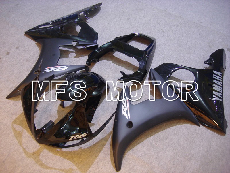 Yamaha YZF-R6 2003-2004 Carenado ABS de inyección - Fábrica Style - Mate Negro - MFS5229
