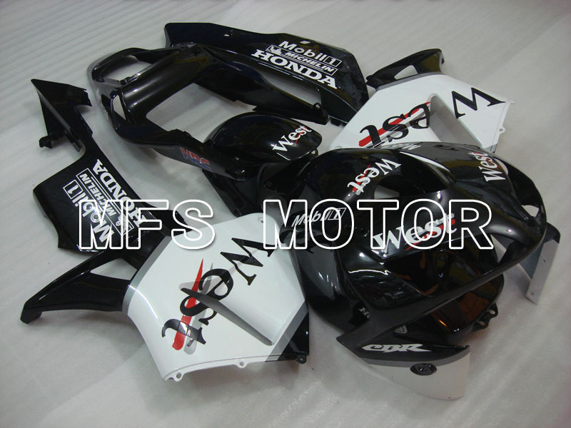 Honda CBR600RR 2003-2004 Injection ABS Fairing - West - White Black - MFS2071
