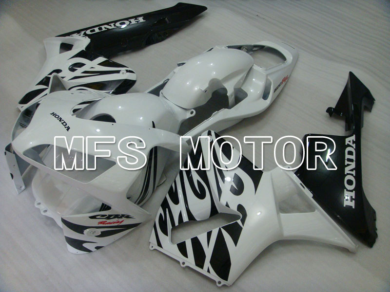 Honda CBR600RR 2003-2004 Injection ABS Carénage - Usine Style - blanc Noir - MFS2074