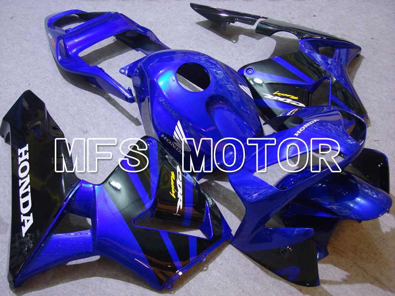 Honda CBR600RR 2003-2004 ABS Injection Fairing - Fábrica Style - Azul Negro - MFS2085
