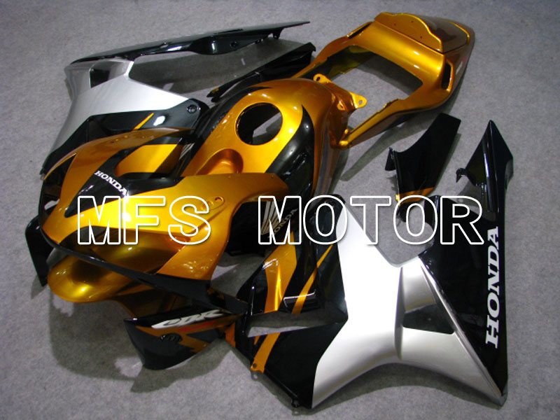 Honda CBR600RR 2003-2004 ABS Injection Fairing - Fábrica Style - Oro Plata Negro - MFS2098
