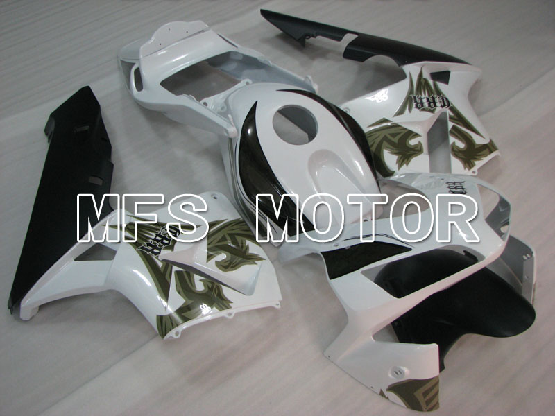 Honda CBR600RR 2003-2004 ABS Injection Fairing - Others - Ejercito verde Blanco Negro - MFS2111