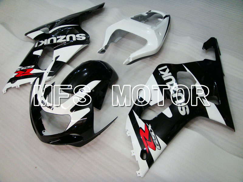 Suzuki GSXR750 2000-2003 Injection ABS Fairing - Factory Style - Black White - MFS6946