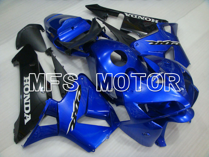 Honda CBR600RR 2005-2006 Carenado ABS de inyección - Fábrica Style - Azul Negro - MFS2168