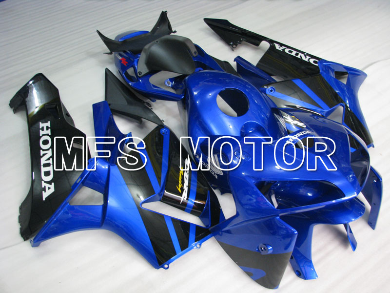 Honda CBR600RR 2005-2006 Carenado ABS de inyección - Fábrica Style - Azul Negro - MFS2190