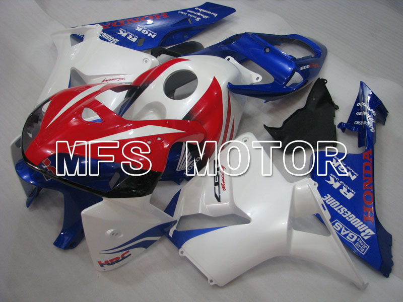 Honda CBR600RR 2005-2006 Carenado ABS de inyección - HRC - rojo Azul Blanco - MFS2198