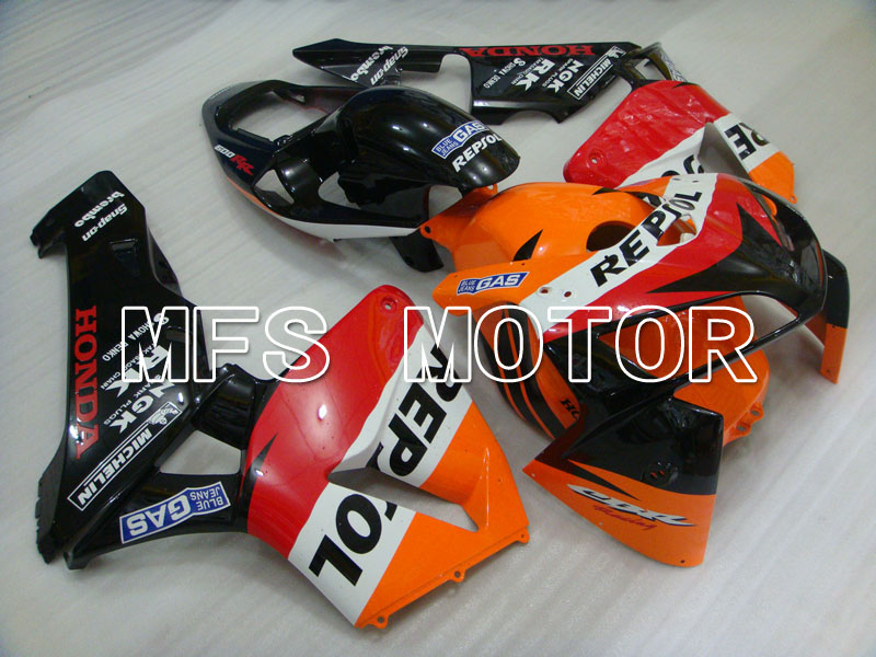 Honda CBR600RR 2005-2006 Injection ABS Fairing - Repsol - Red Orange Black - MFS2225