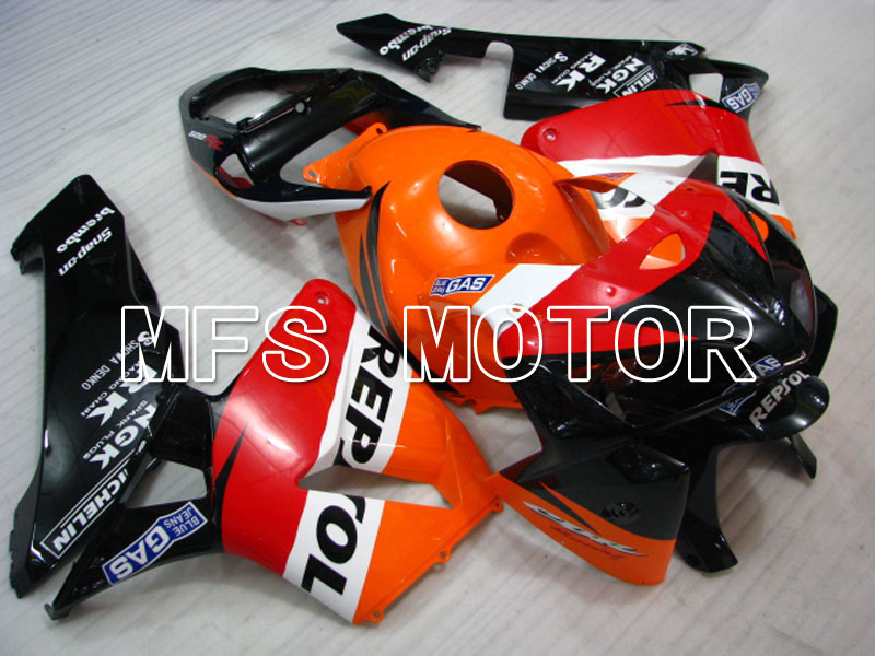 Honda CBR600RR 2005-2006 Injection ABS Fairing - Repsol - Red Orange Black - MFS2226