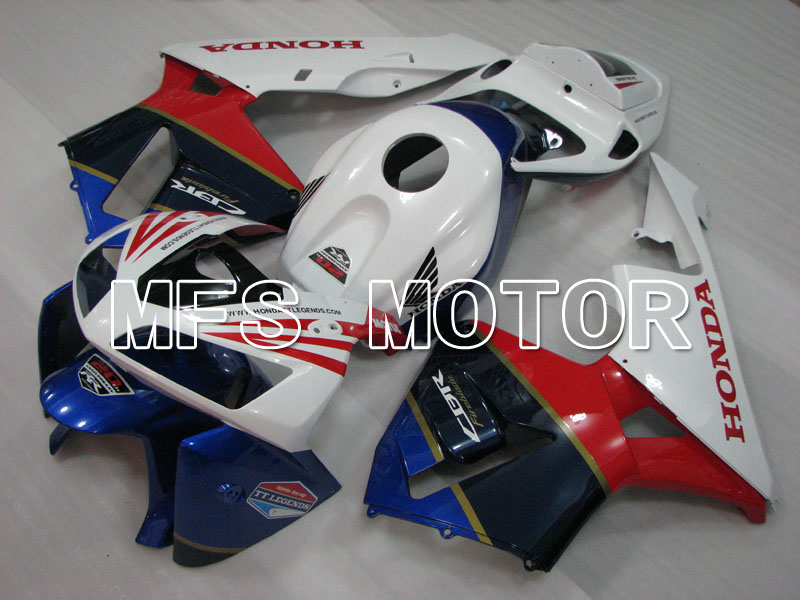Honda CBR600RR 2005-2006 Injection ABS Fairing - Customize - Red White Blue - MFS2241
