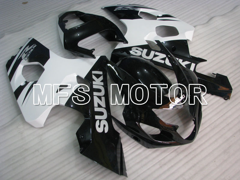 Suzuki GSXR600 GSXR750 2004-2005 Injection ABS Fairing - Factory Style - Black White - MFS2275