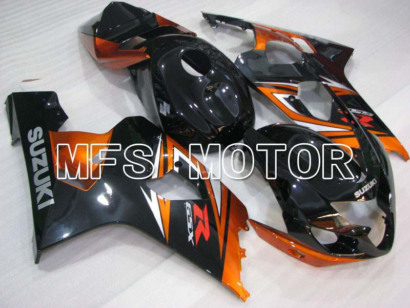 Suzuki GSXR600 GSXR750 2004-2005 Injection ABS Fairing - Factory Style - Black Orange - MFS2298