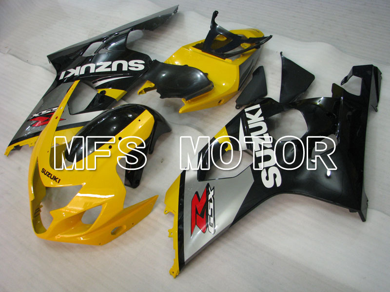 Suzuki GSXR600 GSXR750 2004-2005 Injection ABS Fairing - Factory Style - Black Yellow - MFS2311