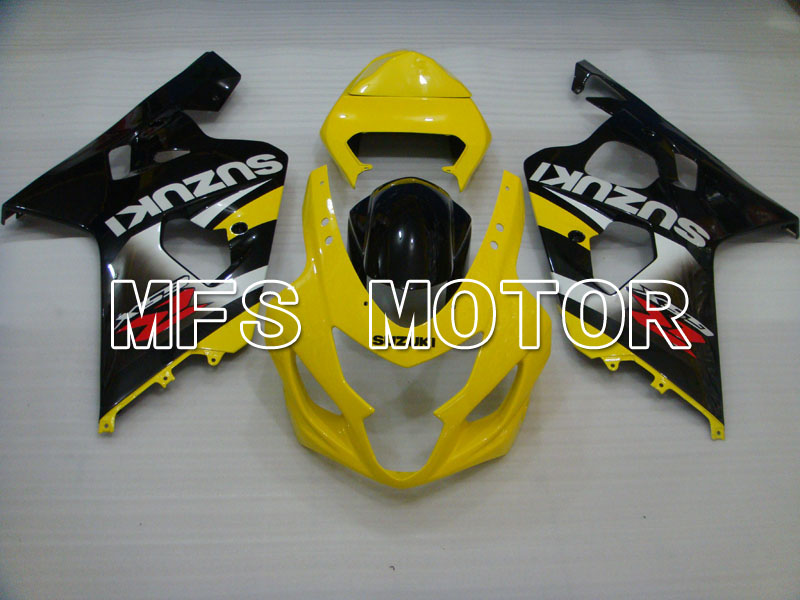 Suzuki GSXR600 GSXR750 2004-2005 Injection ABS Fairing - Factory Style - Black Yellow - MFS2315