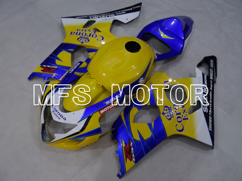 Suzuki GSXR600 GSXR750 2004-2005 Injection ABS Fairing - Corona - Blue Yellow - MFS2318