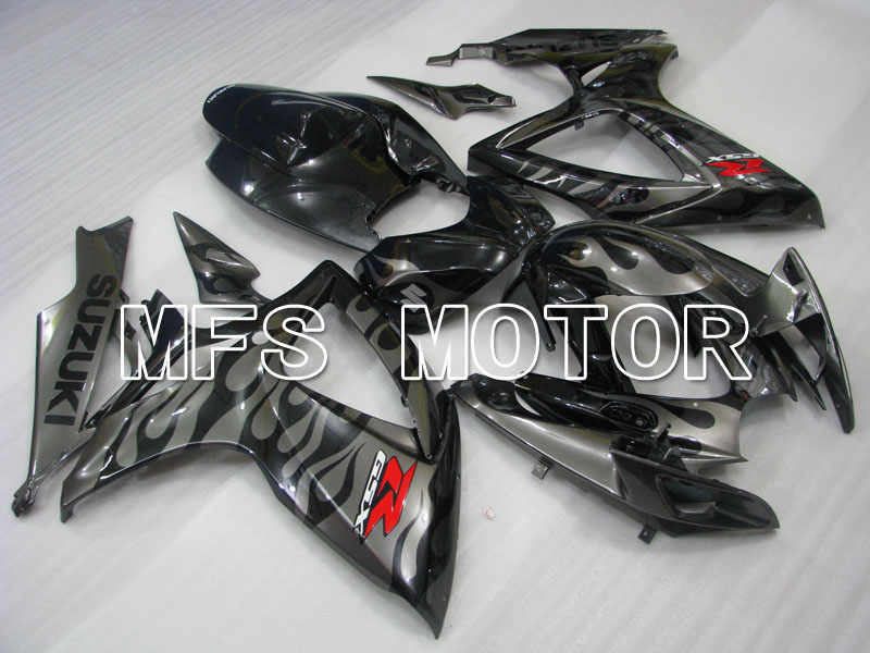 Suzuki GSXR600 GSXR750 2006-2007 Injection ABS Fairing - Factory Style - Black Gray - MFS2339